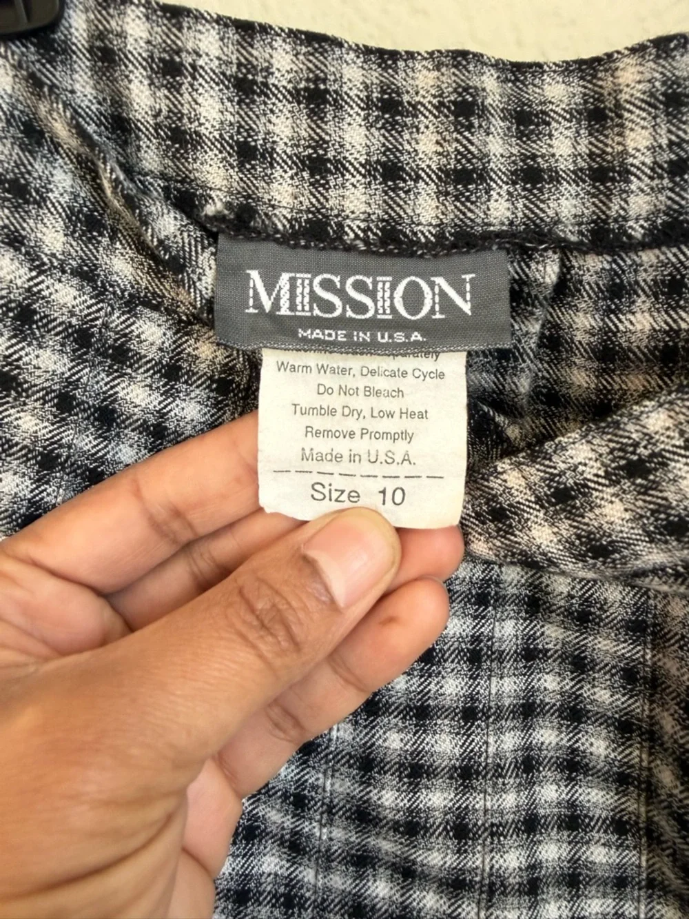 Vintage Mission Pleated A-Line Skirt
